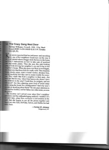 Review of THE CRAZY GANG NEXT DOOR in New BookTalker 1992